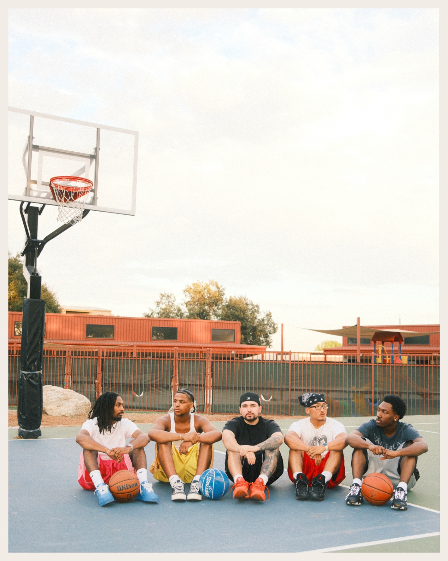Sitting courtside